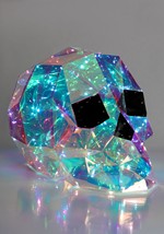 Geometric Iridescent Skull 12" Alt 3