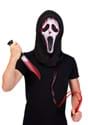 Ghost Face Bleeding Adult Mask with Knife Costume Kit