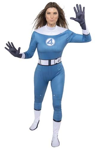 Womens Invisible Woman Fantastic Four Zentai Suit