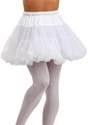 Womens Short Costume White Petticoat