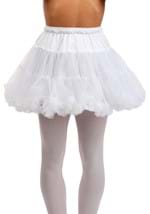 Womens Short Costume White Petticoat Alt 1