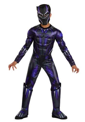 Deluxe Battle Black Panther Boys Costume