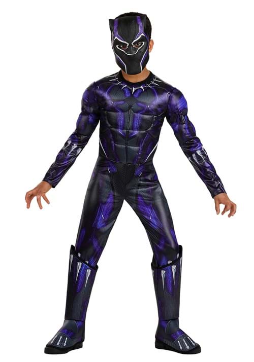 Deluxe Battle Black Panther Boys Costume