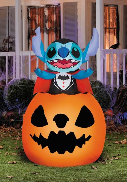 Vampire Stitch in Pumpkin Inflatable Decoration