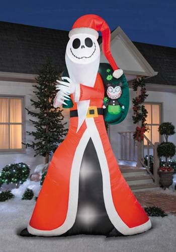 Inflatable Disney Jack Skellington Sandy Claws Decoration