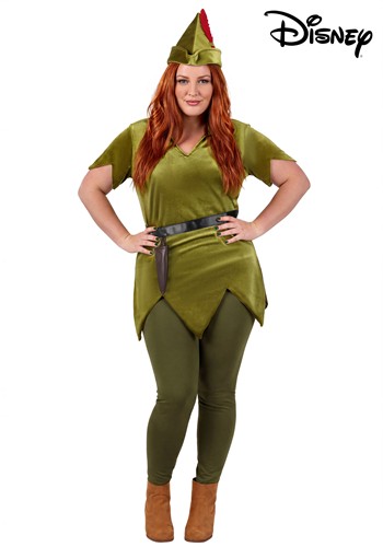 Plus Size Disney Peter Pan Womens Costume