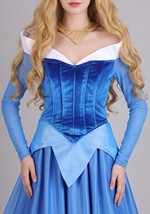 Disney Sleeping Beauty Aurora Blue Womens Costume Alt 6