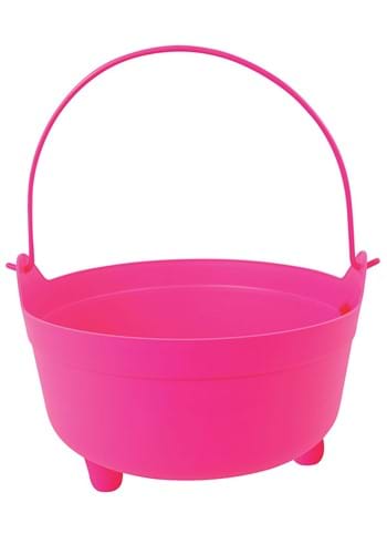 Neon Pink 14 Inch Cauldron with Handle