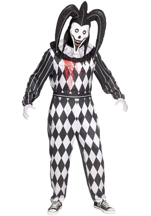 Smiler Dark Jester Mens Costume