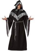 Dark Silver Sorcerer Mens Costume Robe