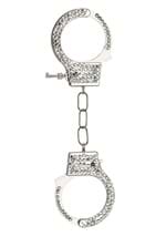 Silver Bling Handcuffs Costume Accessory