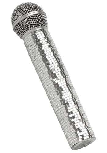 Disco Tile Microphone Costume Accessory