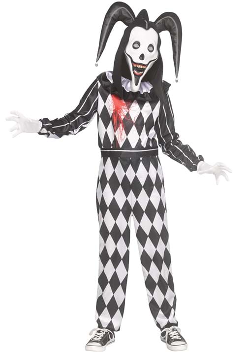 Smiler Dark Jester Boys Costume