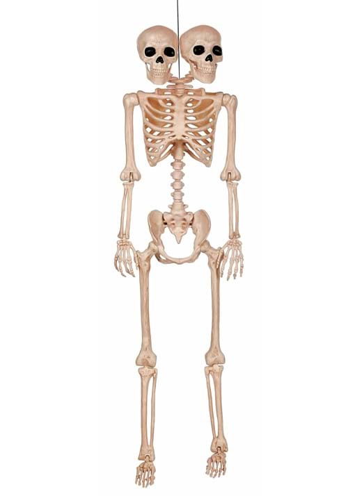 5FT Double Head Skeleton Pose N Stay Decoration