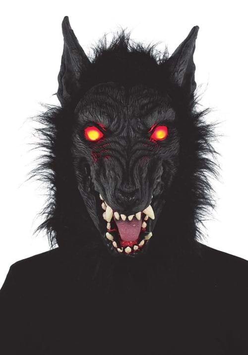 Adult Rage Wolf Light Up LED Mask