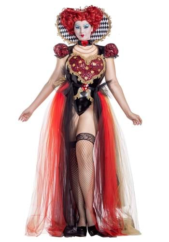 Plus Size Sexy Heartthrob Queen Womens Costume
