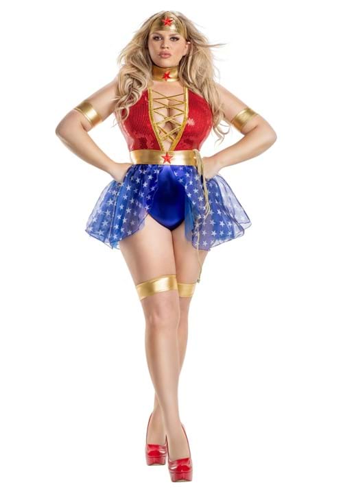 Plus Size Wonderful Lady Womens Costume