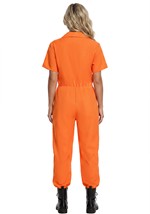 Womens Orange Prison Jumpsuit Costume Alt 1
