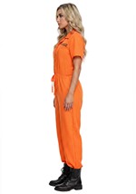 Womens Orange Prison Jumpsuit Costume Alt 2