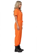 Womens Orange Prison Jumpsuit Costume Alt 3