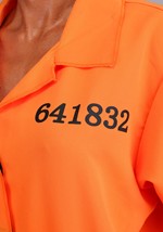 Womens Orange Prison Jumpsuit Costume Alt 5