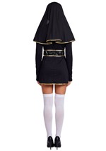 Womens Long Sleeved Sexy Warrior Nun Costume Alt 2
