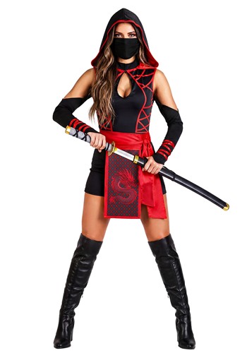 Sexy Womens Dragon Ninja Costume