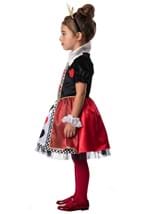 Velvet Queen of Hearts Girls Costume Alt 2