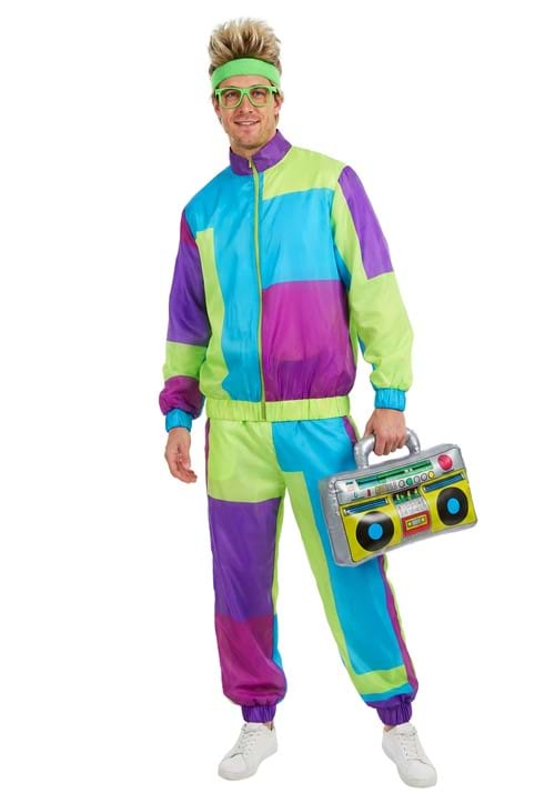 80s Adult Tracksuit Costume