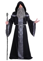 Mens Regal Dark Court  Wizard Robe Costume
