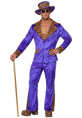 Economy Purple Pimp Men's Costume update