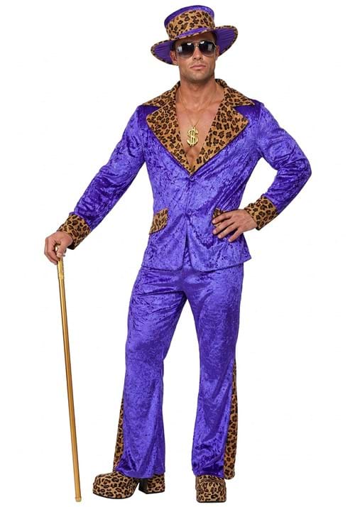Economy Purple Pimp Men's Costume update