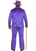 Plus Men's Purple Economy Pimp Costume Alt 3