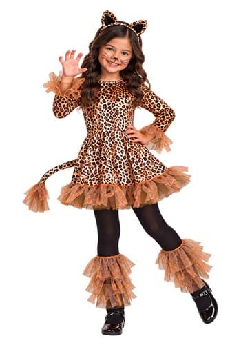 Leopard Girl's Costume Dress upd