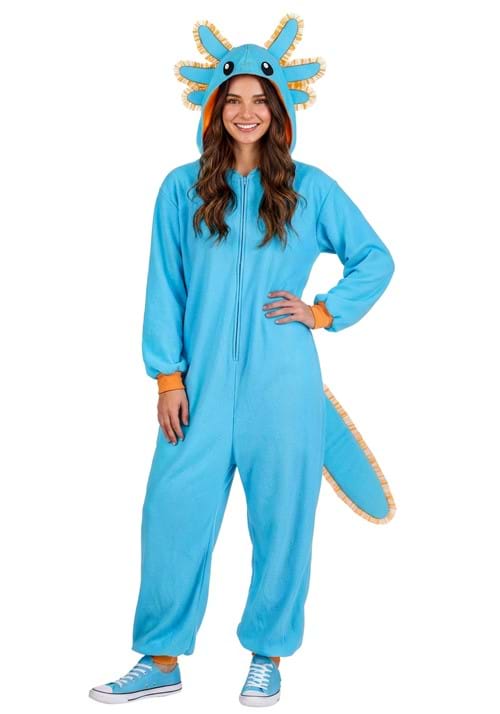 Blue Axolotl Adult Costume