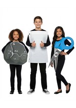 Child Rock Paper Scissor Costume Set