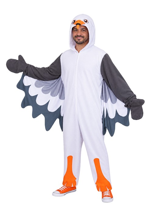 Adult Seagull Onesie Costume new