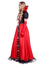 Womens Crimson Queen of Hearts Dress Costume Alt 3