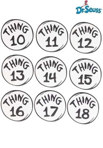 Dr Seuss Thing 10 18 Patch Costume Set
