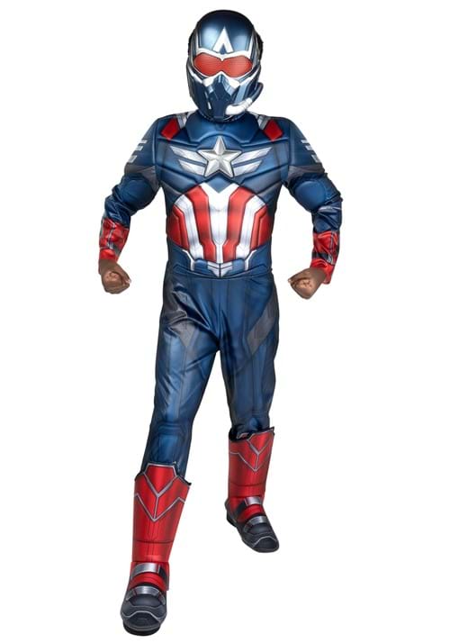 Boys Deluxe Captain America Sam Wilson Costume