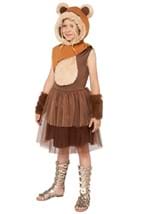 Ewok Star Wars Girls Costume Dress Alt 2