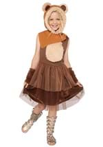 Ewok Star Wars Girls Costume Dress Alt 1