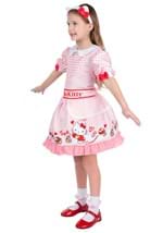 Classic Hello Kitty Girls Costume Dress Alt 2