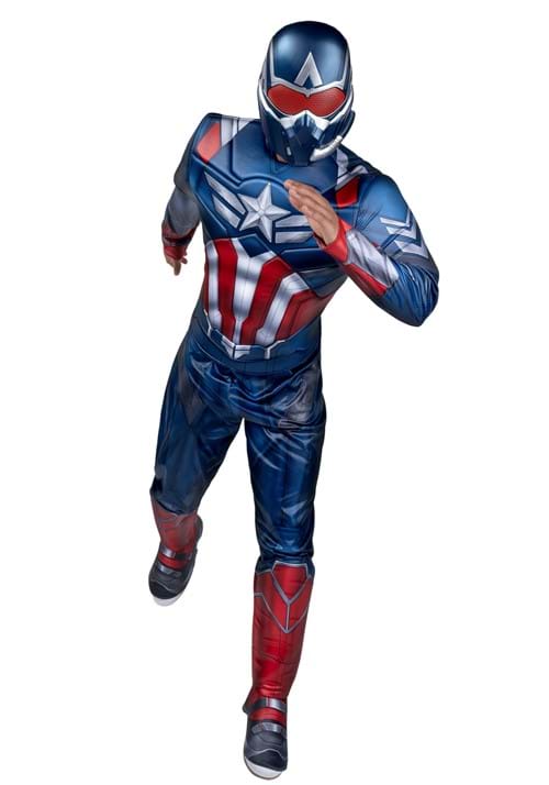 Deluxe Mens Captain America Sam Wilson Costume