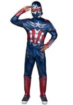 Deluxe Mens Captain America Sam Wilson Costume Alt 3