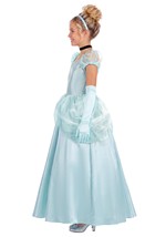 Girls Deluxe Disney Cinderella Dress Costume Alt 2
