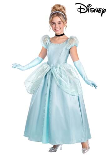 Girls Deluxe Disney Cinderella Dress Costume