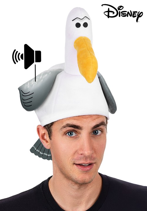 Adult Disney Pixar Finding Nemo Seagull Sound FX Costume Hat