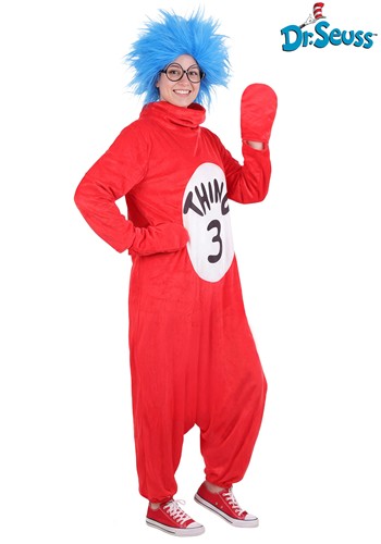 Adult Dr. Seuss Cat in the Hat Thing 3 Costume