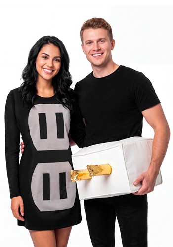 Adult Punny Plug and Outlet Costume Couples Set
